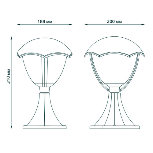Уличный светильник Gauss Aura GD029 Уличный светильник Gauss Aura GD029