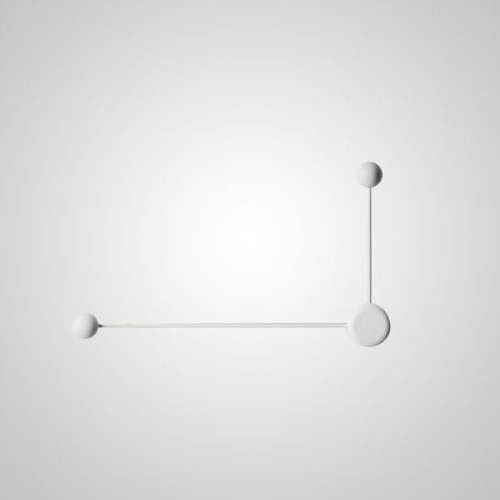 Бра Pin Wall Light B Black By Imperiumloft