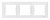 Рамка 3-постовая Schneider Electric Sedna SDN5800521