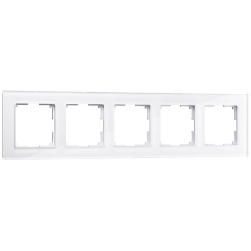 Рамка Werkel Favorit на 5 постов белый WL01-Frame-05 4690389061240
