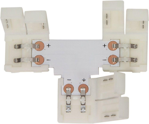 Коннектор T-образный для светодиодной ленты 5050SMD RGB 12V Feron (10 шт) LD189 23136