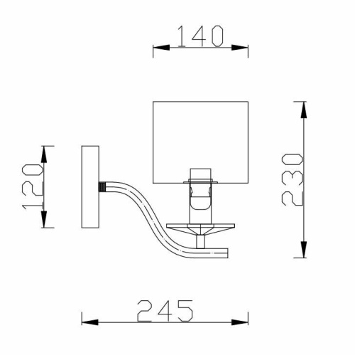 Бра Rivoli Maddalena 3021-401 Б0038048