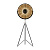 Торшер Studio black/gold