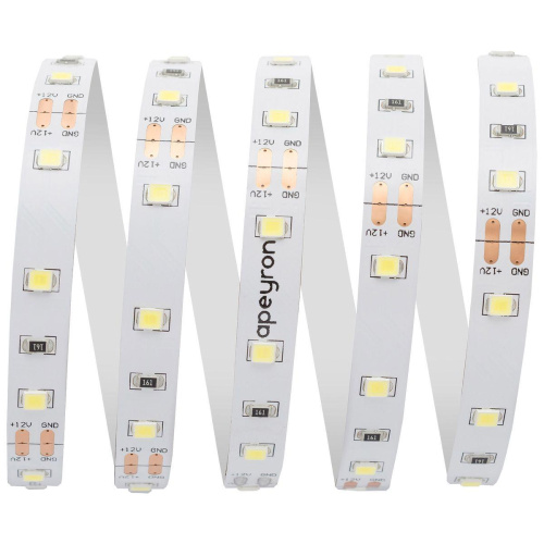 Светодиодная лента Apeyron 4,8W/m 60LED/m 3528SMD теплый белый 2M 207BL Светодиодная лента Apeyron 4,8W/m 60LED/m 3528SMD теплый белый 2M 207BL