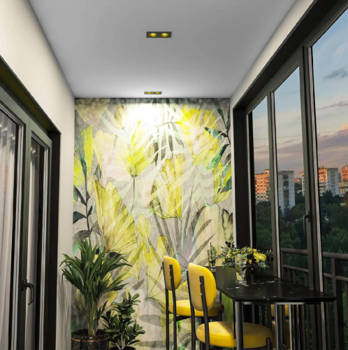 Встраиваемый светильник Denkirs DK3020BYE DK3072-BK+YE