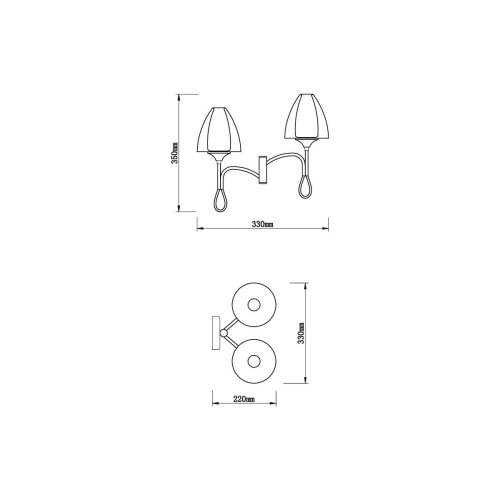 Бра Vele Luce Oro VL5654W12