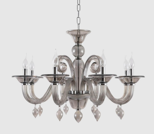Подвесная люстра Crystal Lux Caetano SP-PL8 Smoke