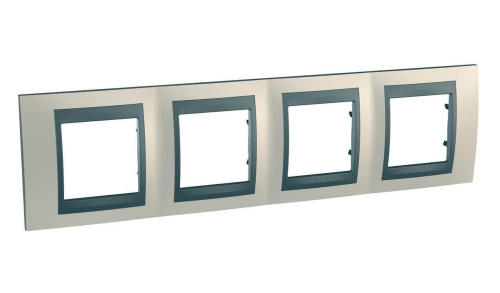 Рамка 4-постовая Schneider Electric Unica Top MGU66.008.295