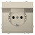 Розетка Schneider Electric Merten D-Life 16A с/з и крышкой MTN2310-6033