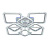 Потолочная люстра Seven Fires Asgejr SF7067/9C-CR-BL
