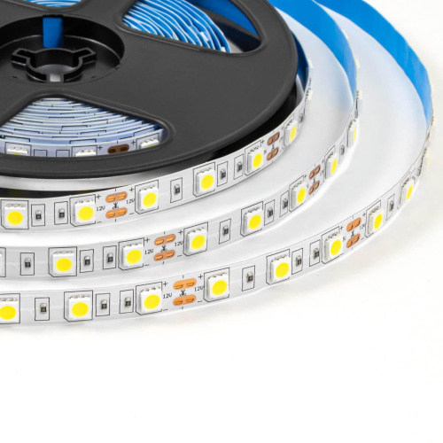 Светодиодная лента OGM 14,4W/m 60LED/m 5050SMD дневной белый 5M LSE-269