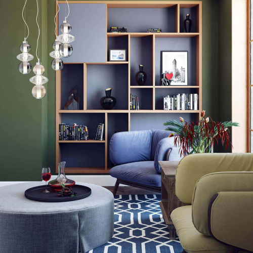 Подвесной светодиодный светильник Odeon Light Monra 4866/8L