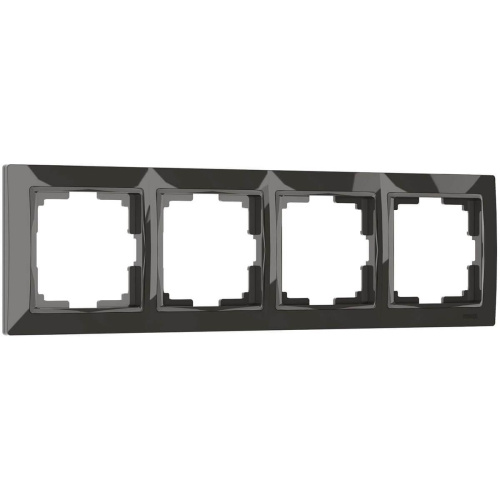 Рамка Werkel Snabb Basic на 4 поста серо-коричневый WL03-Frame-04 4690389099069