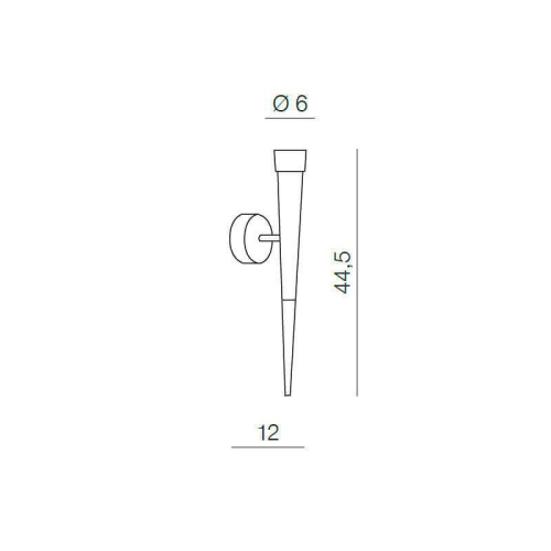 Настенный светильник Azzardo Brina wall AZ1009