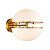 Настенный светильник Spiridon brass