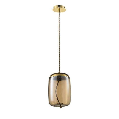 Подвесной светодиодный светильник Lumien Hall Avila LH4110/1PB-GD-AM Подвесной светодиодный светильник Lumien Hall Avila LH4110/1PB-GD-AM