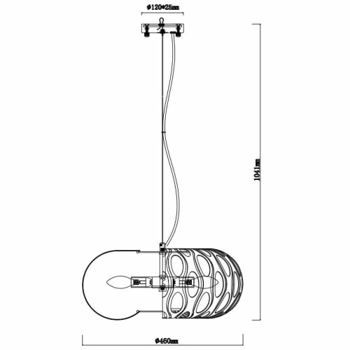 Подвесной светильник Rivoli Profo 1015-208 Б0044362