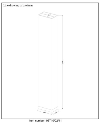 Торшер Lucide Vera 03710/02/41