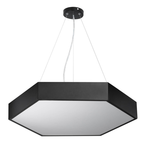 Подвесной светодиодный cветильник Geometria ЭРА Hexagon SPO-122-B-40K-066 66Вт 4000К черный Б0050553 Подвесной светодиодный cветильник Geometria ЭРА Hexagon SPO-122-B-40K-066 66Вт 4000К черный Б0050553