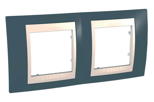 Рамка 2-постовая Schneider Electric Unica Хамелеон MGU6.004.577