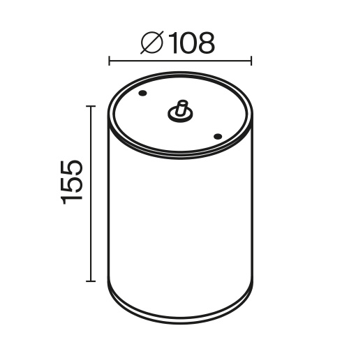 Уличный светодиодный светильник Maytoni Bar O306CL-L12GF