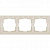 Рамка Werkel Flock на 3 поста слоновая кость WL05-Frame-03-ivory 4690389046926
