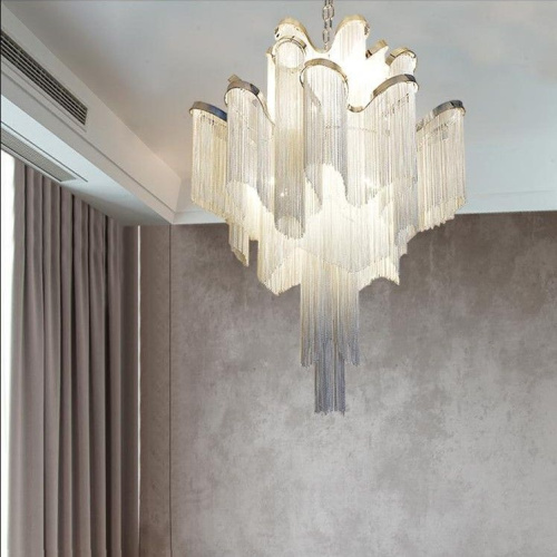 Люстра Ava Chain Atlantis Chandelier D60 Хром By Imperiumloft
