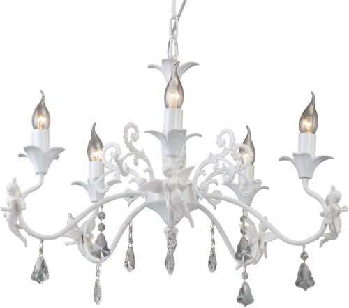 Подвесная люстра Arte Lamp Angelina A5349LM-5WH Подвесная люстра Arte Lamp Angelina A5349LM-5WH