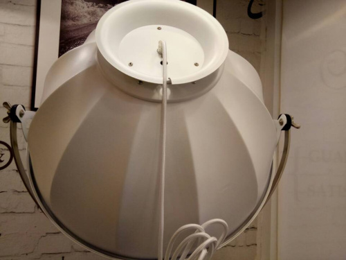 Торшер Studio white/gold
