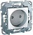 Розетка Schneider Electric Unica б/з со шторками 16A 250V MGU5.033.18ZD