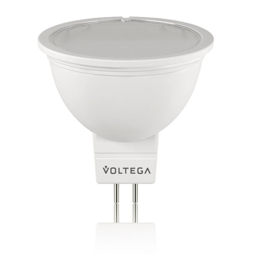 Лампа светодиодная Voltega GU5.3 6W 4000К полусфера матовая VG2-S2GU5.3cold6W 4705 Лампа светодиодная Voltega GU5.3 6W 4000К полусфера матовая VG2-S2GU5.3cold6W 4705