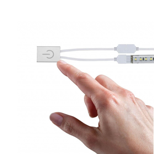 Выключатель сенсорный Paulmann MaxLED макс.144Вт 24В Серебро Для лент светодиодных Димм 70975