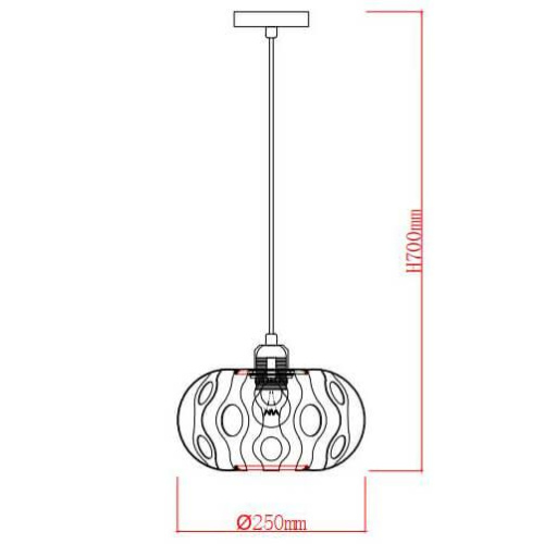 Подвесной светильник Rivoli Meike 4080-201 Б0047922