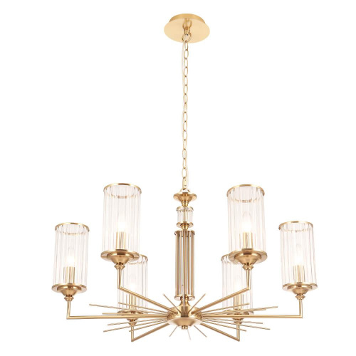 Подвесная люстра Crystal Lux Gloria SP6 Brass Подвесная люстра Crystal Lux Gloria SP6 Brass