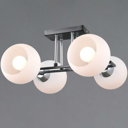 Светильник потолочный Illumico IL0791-4CSQ-25 BK CR TRENTO