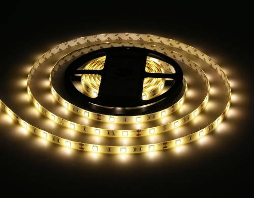 Светодиодная влагозащищенная лента Ambrella Light 7,2W/m 30LED/m 5050SMD теплый белый 5M GS1901