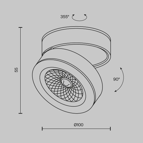 Потолочный светильник Technical C022CL-12W3K-B-1 Потолочный светильник Technical C022CL-12W3K-B-1