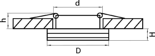 Встраиваемый светильник Lightstar Maturo 070274