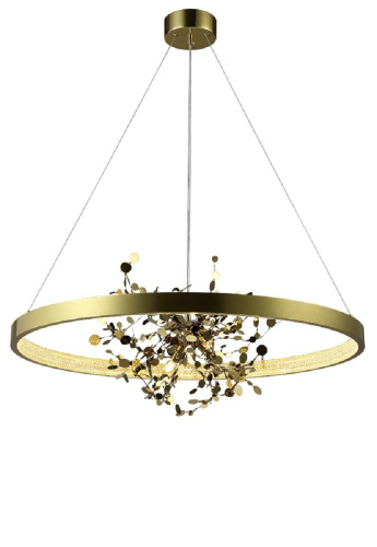 Подвесная люстра Crystal Lux GARDEN SPLED+4 D800 GOLD Подвесная люстра Crystal Lux GARDEN SPLED+4 D800 GOLD