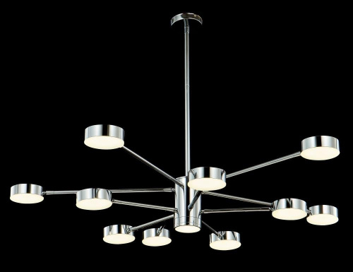 Подвесная люстра Crystal Lux Goracio SP10+1 D1100 Chrome Подвесная люстра Crystal Lux Goracio SP10+1 D1100 Chrome