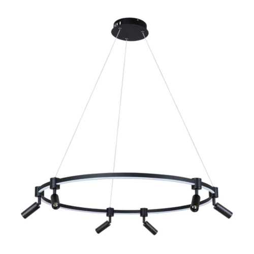 Подвесная светодиодная люстра Arte Lamp Ring A2186SP-1BK Подвесная светодиодная люстра Arte Lamp Ring A2186SP-1BK