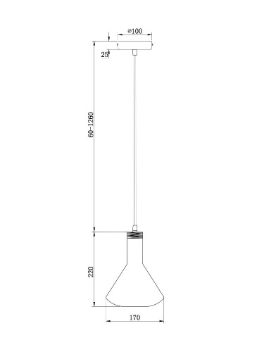 Подвесной светильник Freya Lizia FR8010PL-01GB