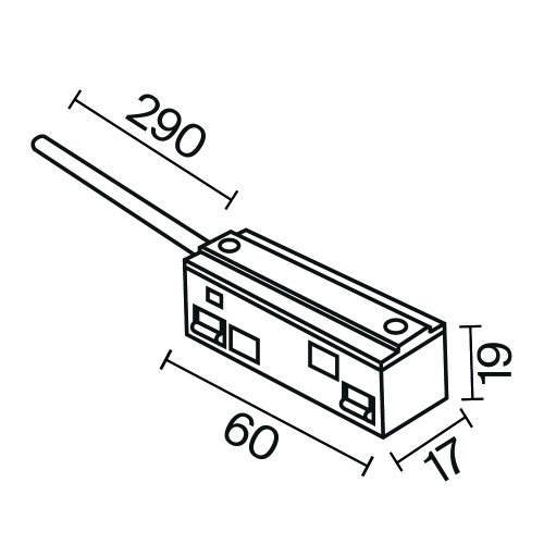 Комплектующие для трековой системы Technical TRA034B-42W-1 Комплектующие для трековой системы Technical TRA034B-42W-1