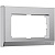 Рамка Werkel Stark для двойной розетки серебро W0081865 4690389194986