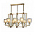 Подвесная люстра Lumina Deco Manhattan LDP 8012-8P F.GD
