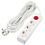 Удлинитель Uniel Ultra 3гн х 7м с/з S-GCU3-7B White UL-00010019