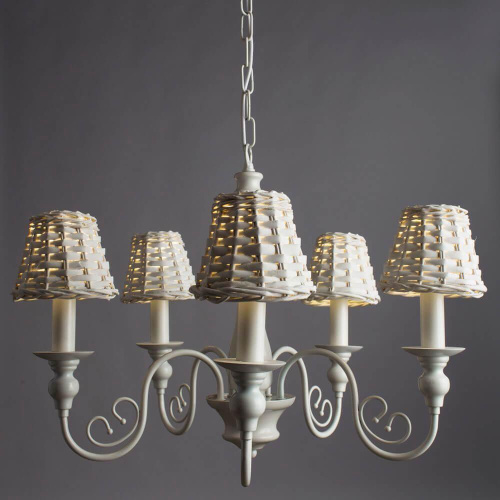 Подвесная люстра Arte Lamp Villaggio A3400LM-5WH Подвесная люстра Arte Lamp Villaggio A3400LM-5WH
