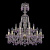Подвесная люстра Bohemia Ivele 1410/12+6/240/XL-80/G/V7010