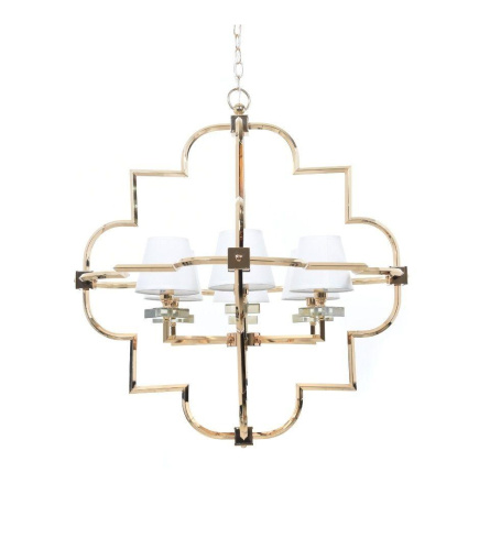 Подвесная люстра Lumina Deco Baltimore LDP 8020-6 GD+WT