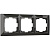 Рамка Werkel Snabb Basic на 3 поста серо-коричневый WL03-Frame-03 4690389099052